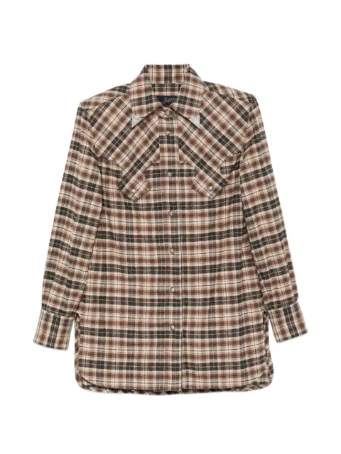 Seafarer camisa estilo western a cuadros