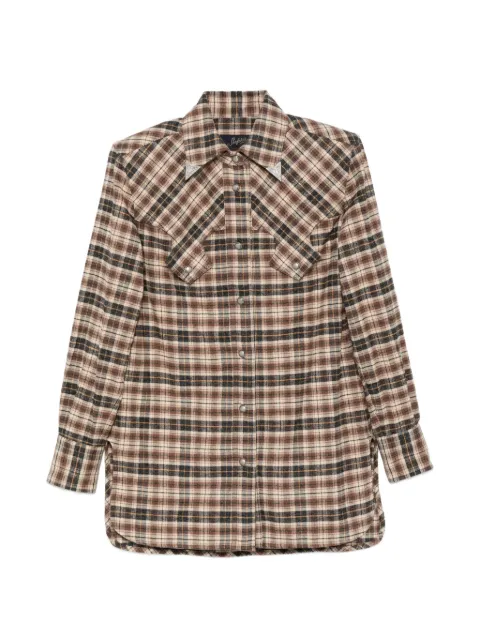Seafarer camisa estilo western a cuadros