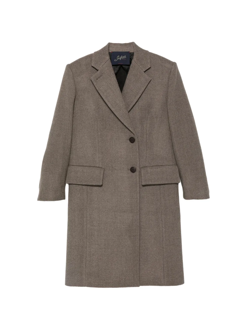 Seafarer double-breasted belted coat