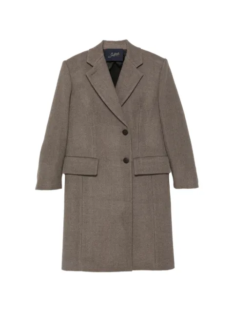 Seafarer double-breasted belted coat