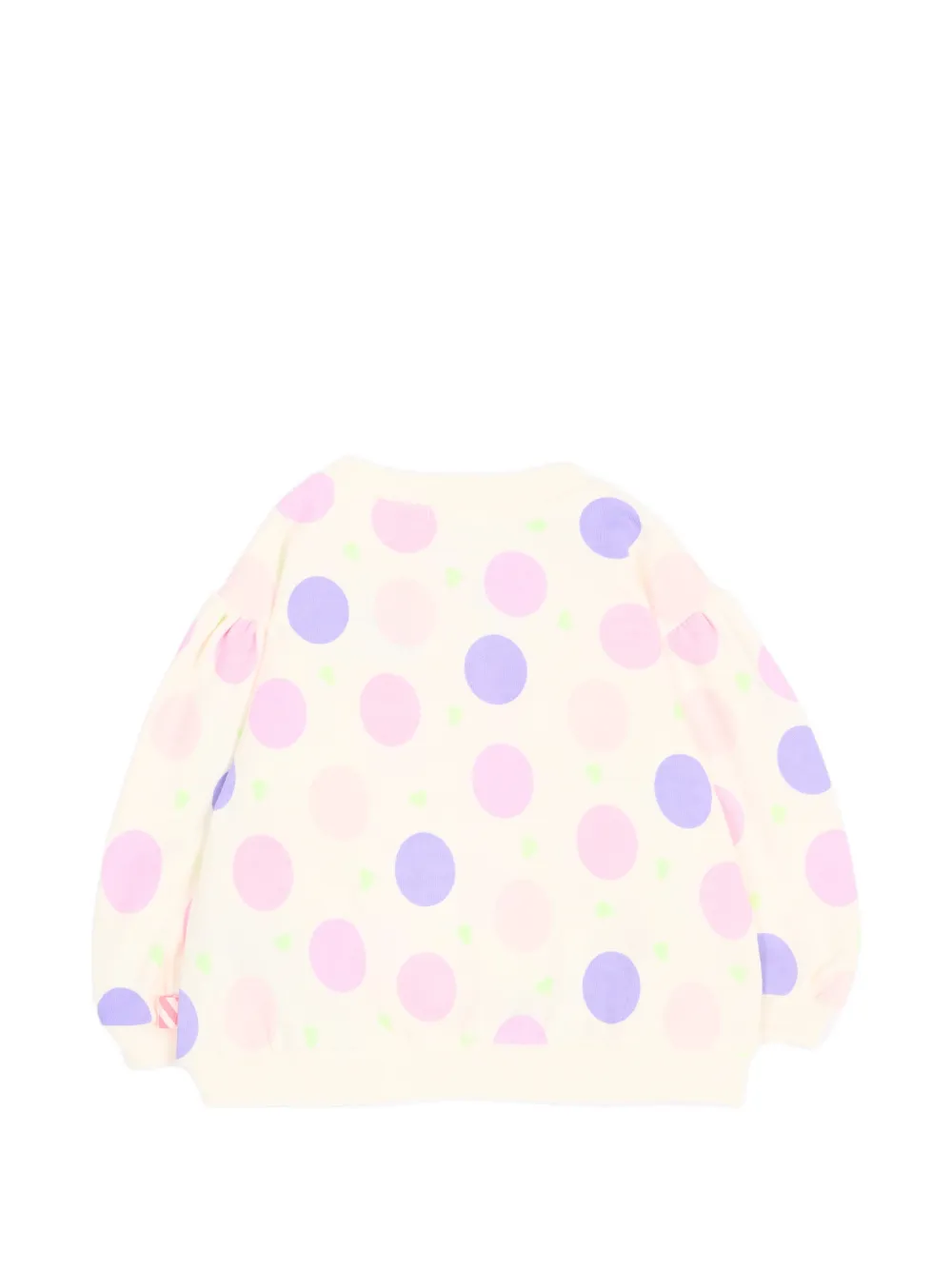 Billieblush Hoodie met stippen en rits Beige