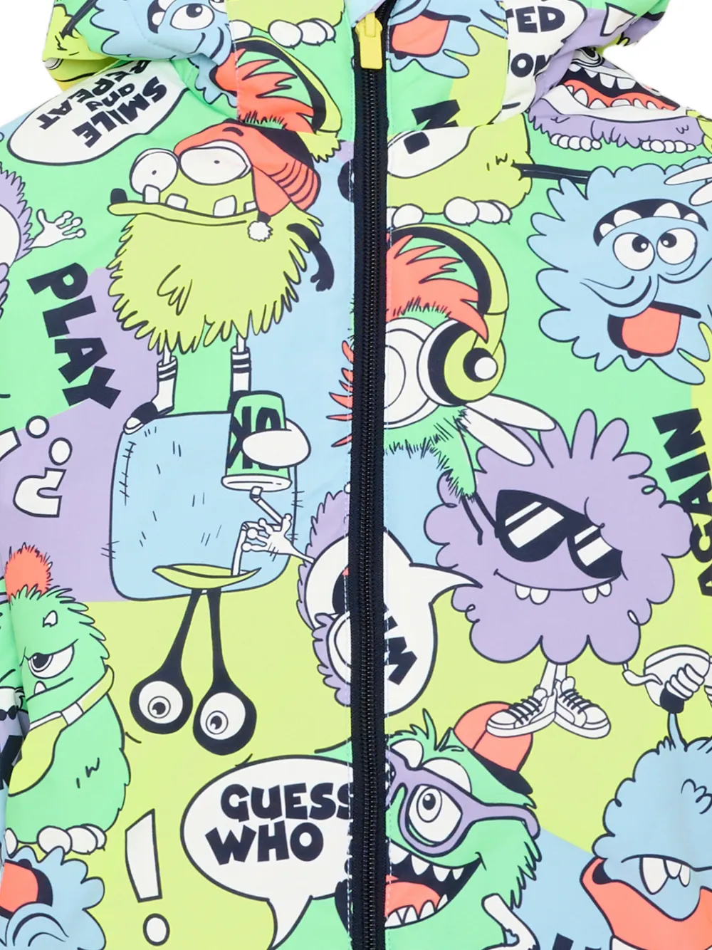 Billieblush Parka met grafische print en capuchon Blauw