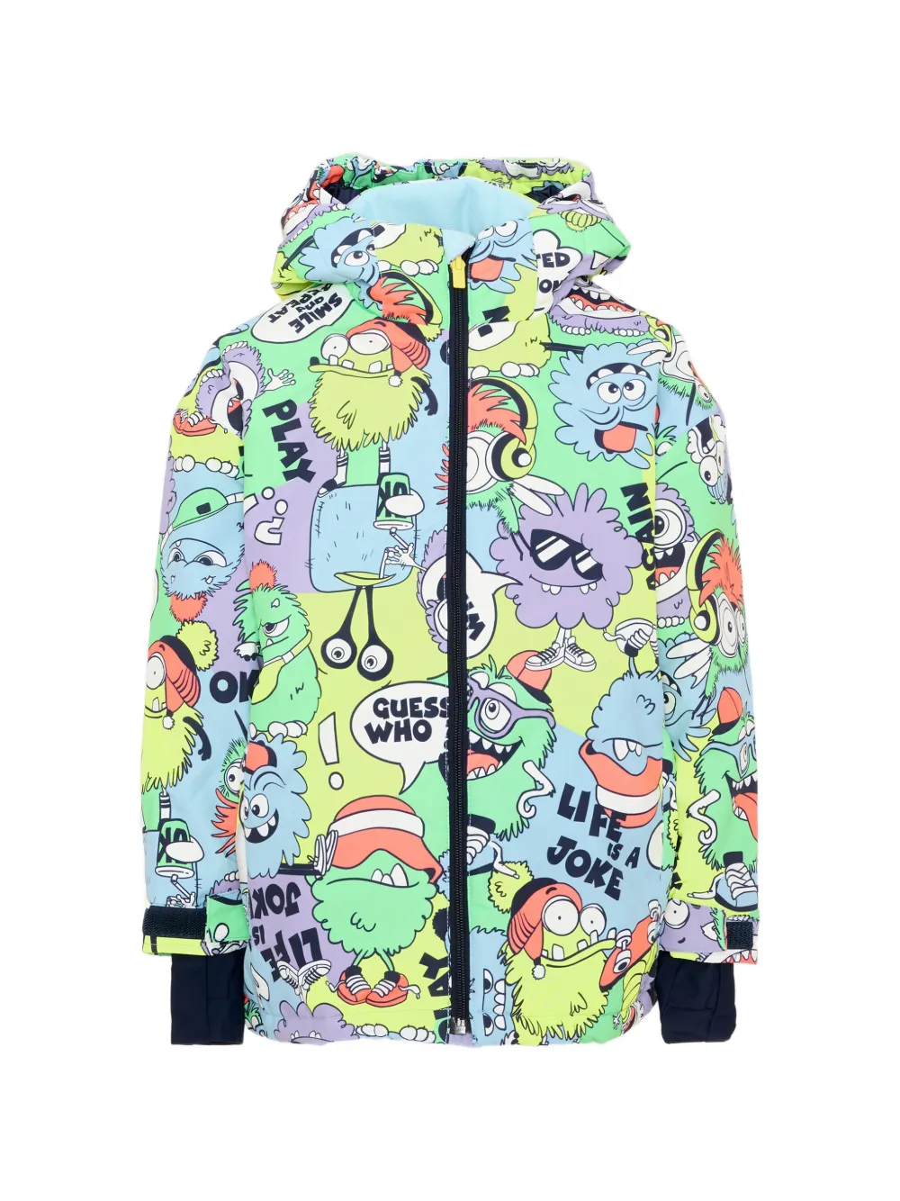 Billieblush parka imprimée à capuche - Bleu Billieblush parka imprimée à capuche - Bleu