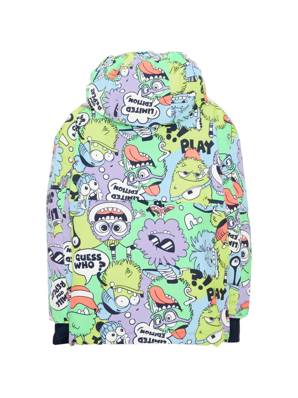 Billieblush Parka met grafische print en capuchon Blauw