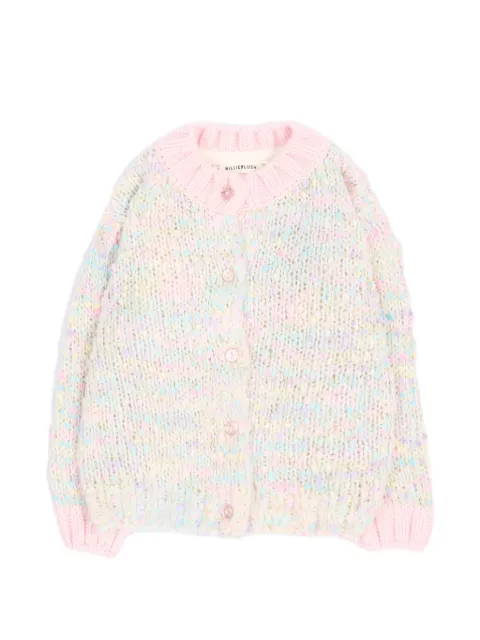 Billieblush chunky-knit button-up cardigan