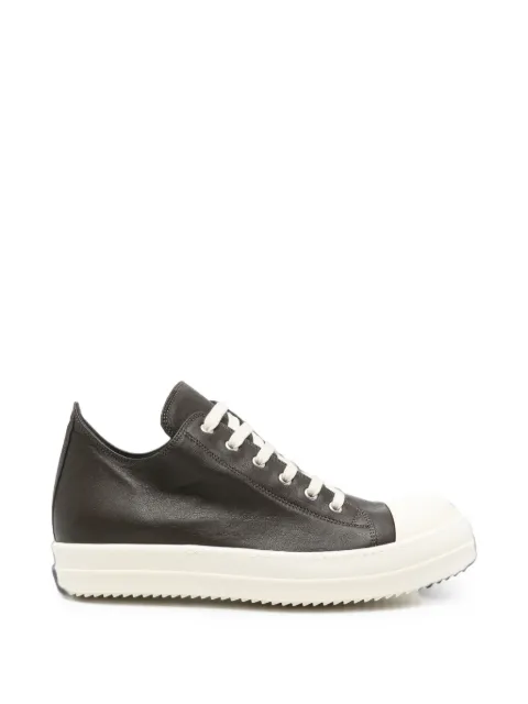 Rick Owens low-top leather sneakers