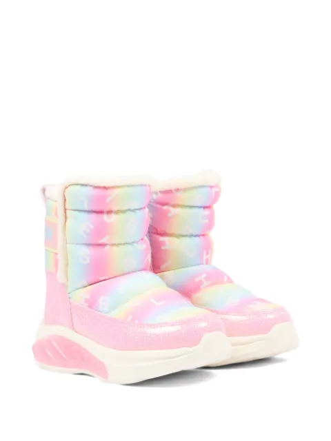 Billieblush polstrede støvler med glimmer-effekt