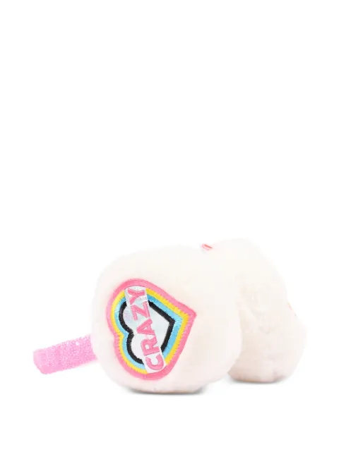 Billieblush heart-patch sequin-embellished earmuffs