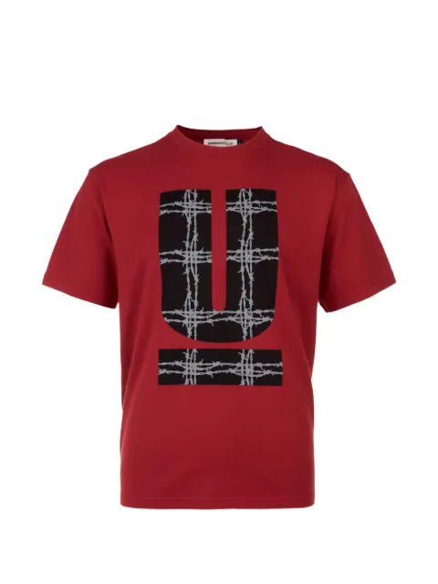 Undercover barbed-wire-print T-shirt