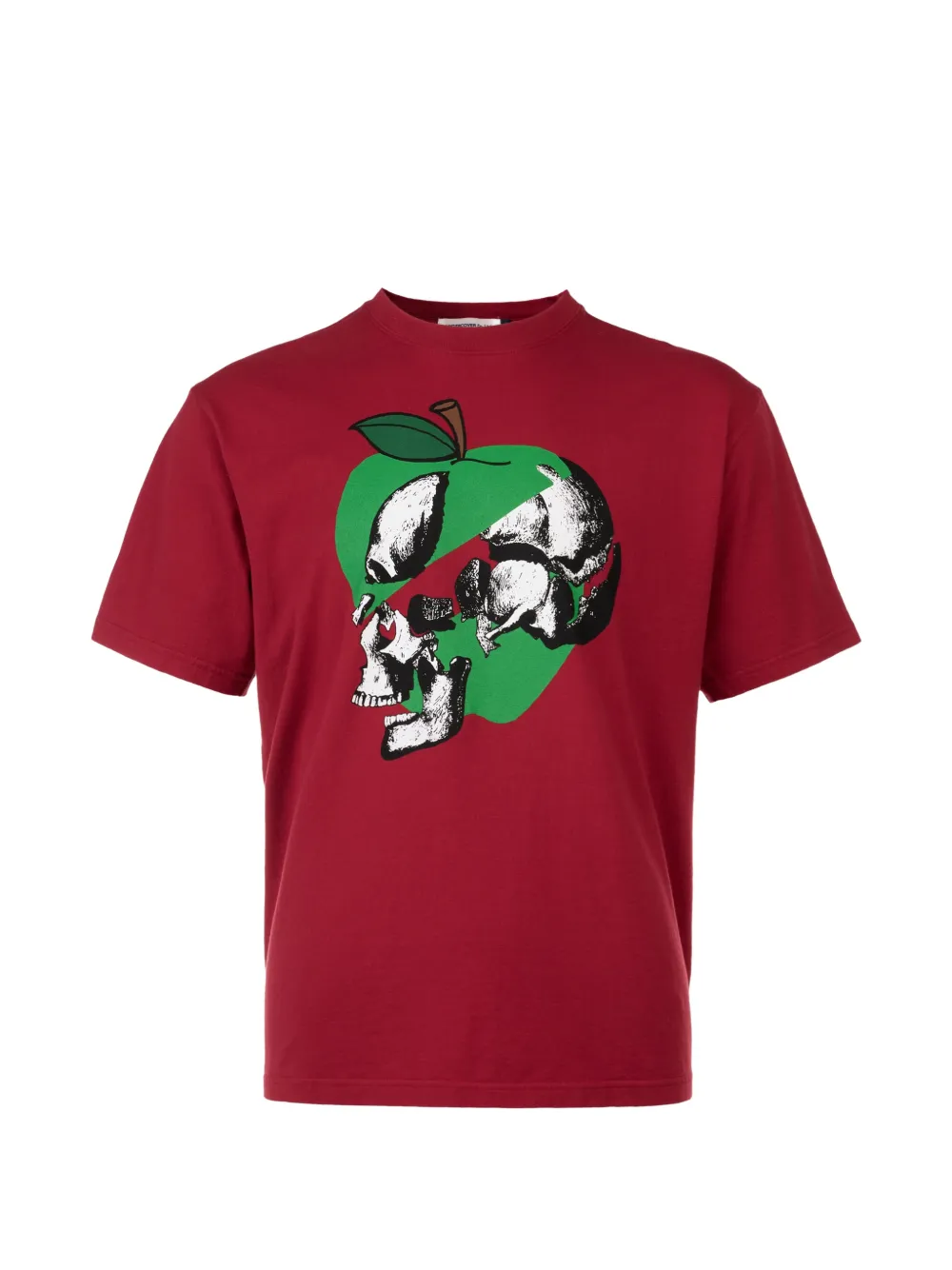 Undercover apple skull-print T-shirt - Rosso