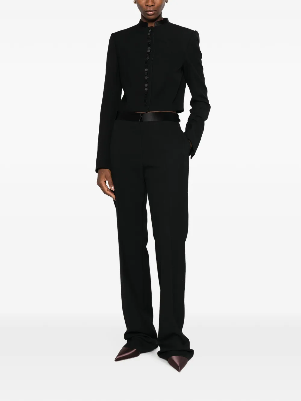 TOM FORD Cropped jack Zwart