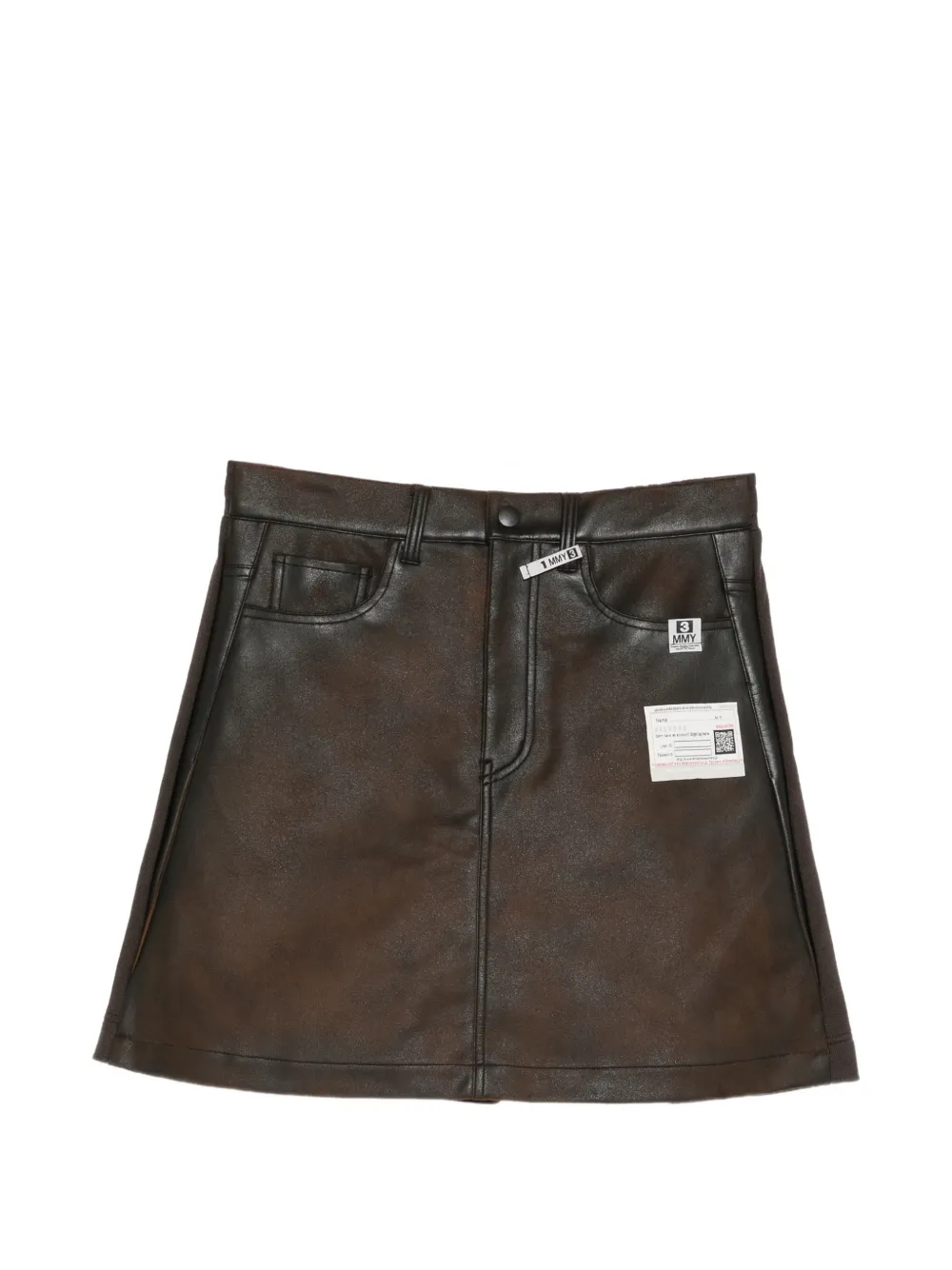 Maison MIHARA YASUHIRO hybrid panelled shorts - Braun