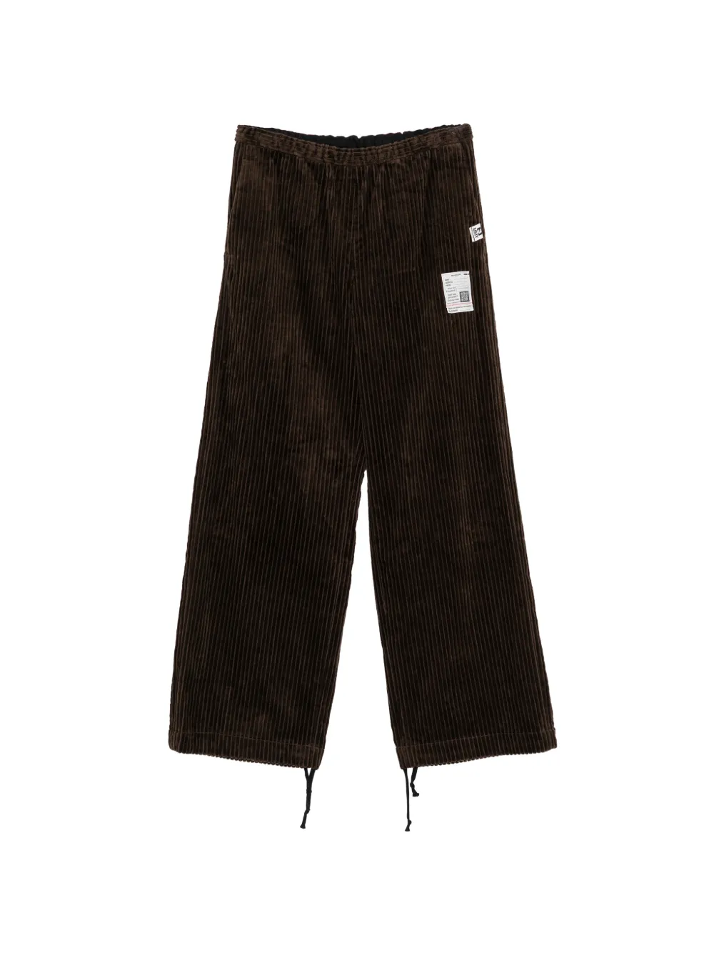 Maison MIHARA YASUHIRO corduroy easy pants - Braun