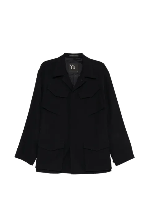 Y's chaqueta de lana con cuatro bolsillos