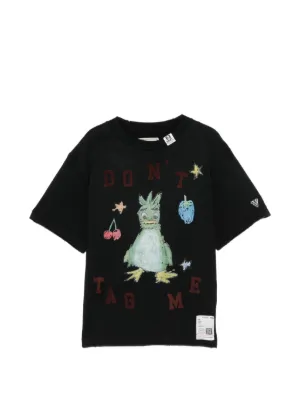 Maison MIHARA YASUHIRO Kids Sticker ダメージ Tシャツ | グレー
