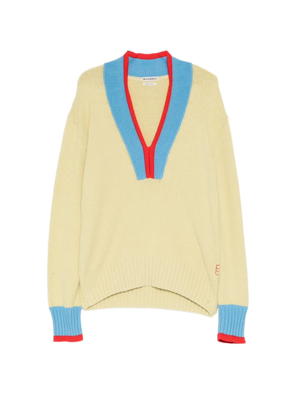 JW Anderson colour-block V-neck sweater