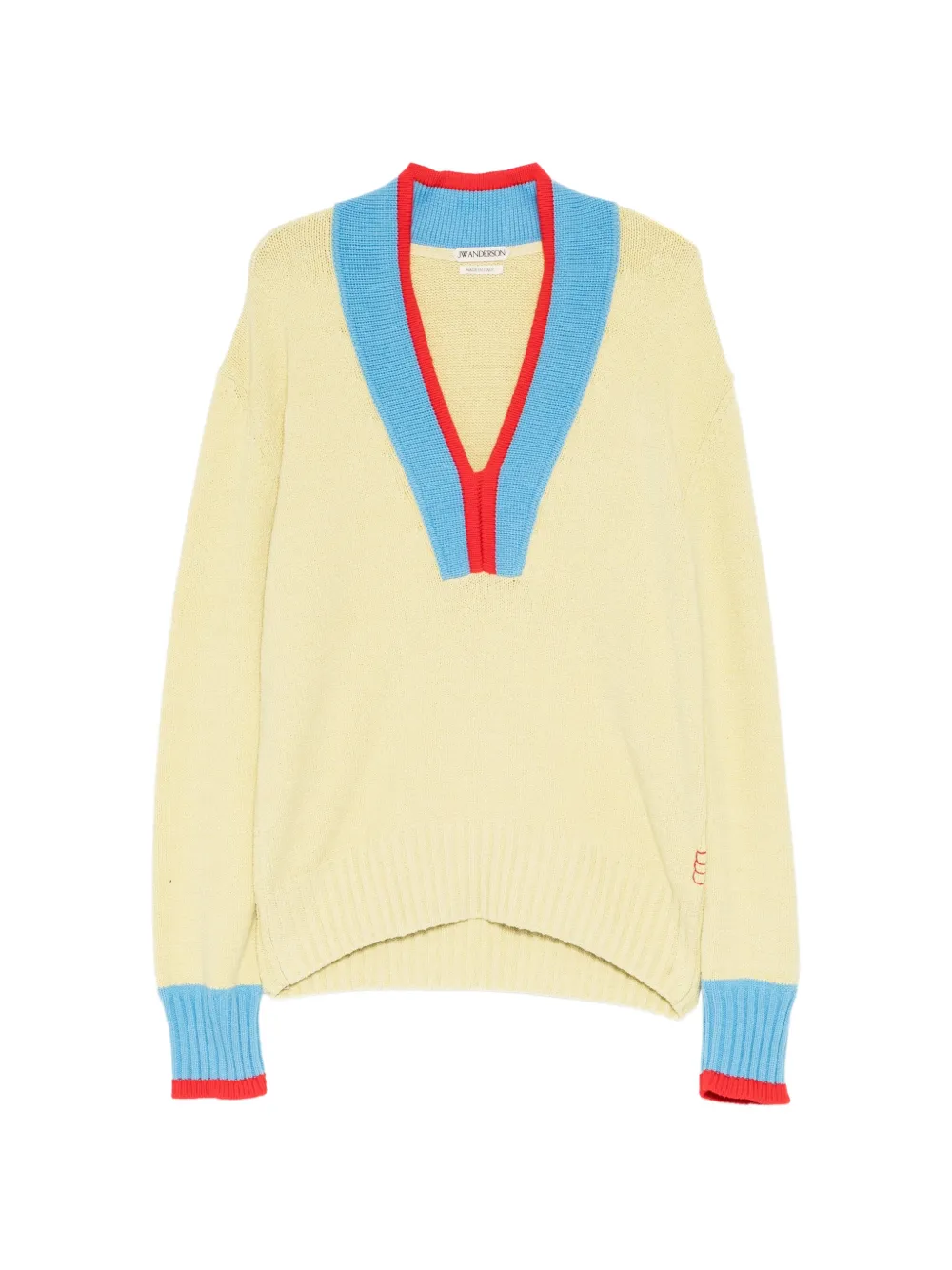 JW Anderson colour-block V-neck sweater