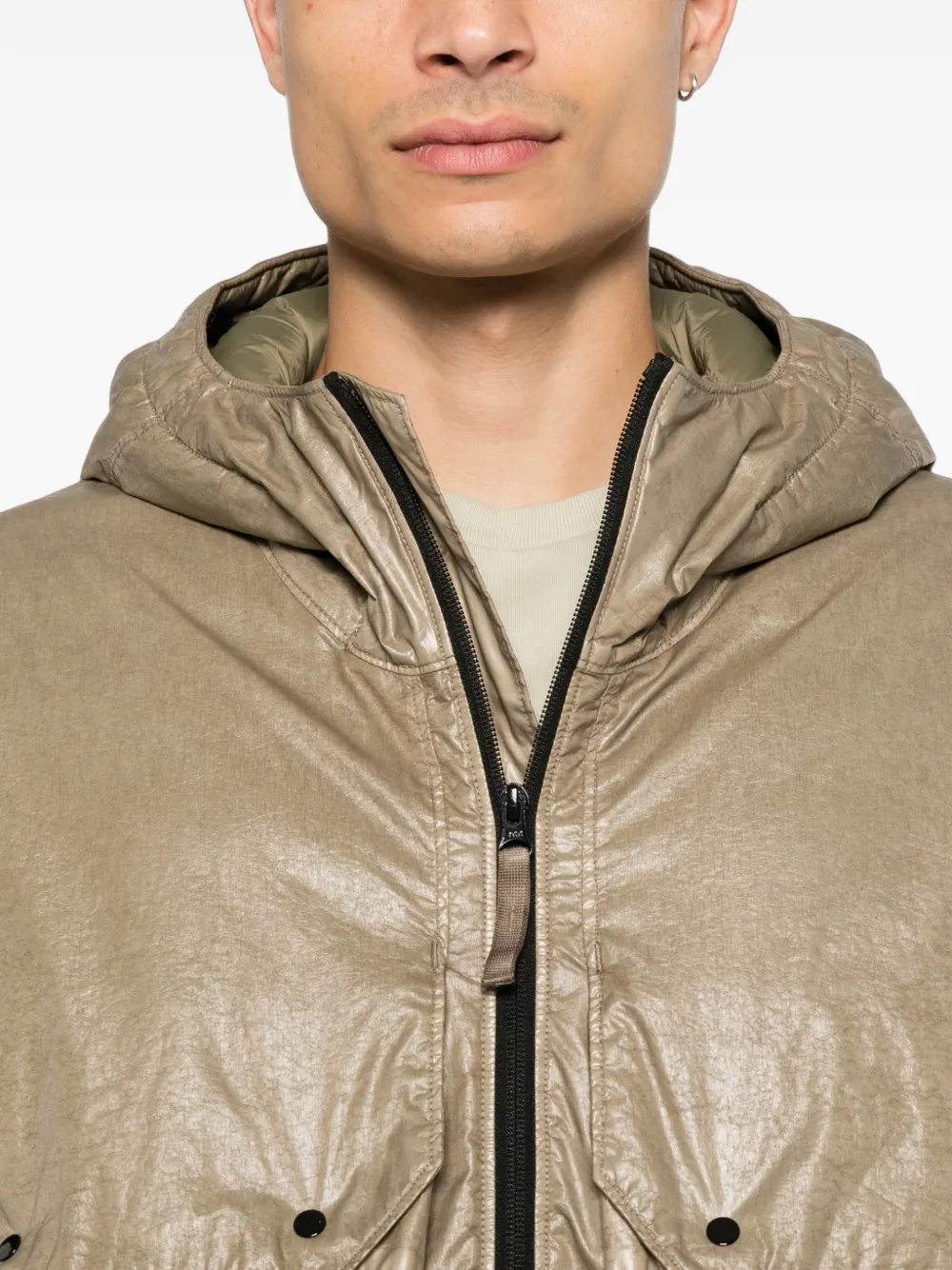 Stone Island Gewatteerd jack Groen