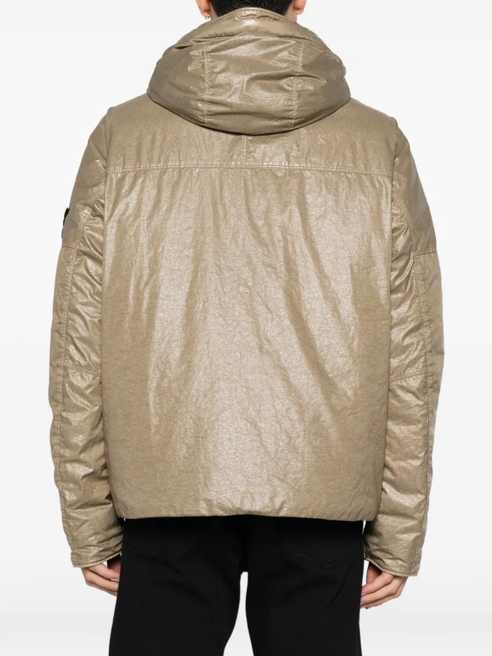 Stone Island Gewatteerd jack Groen
