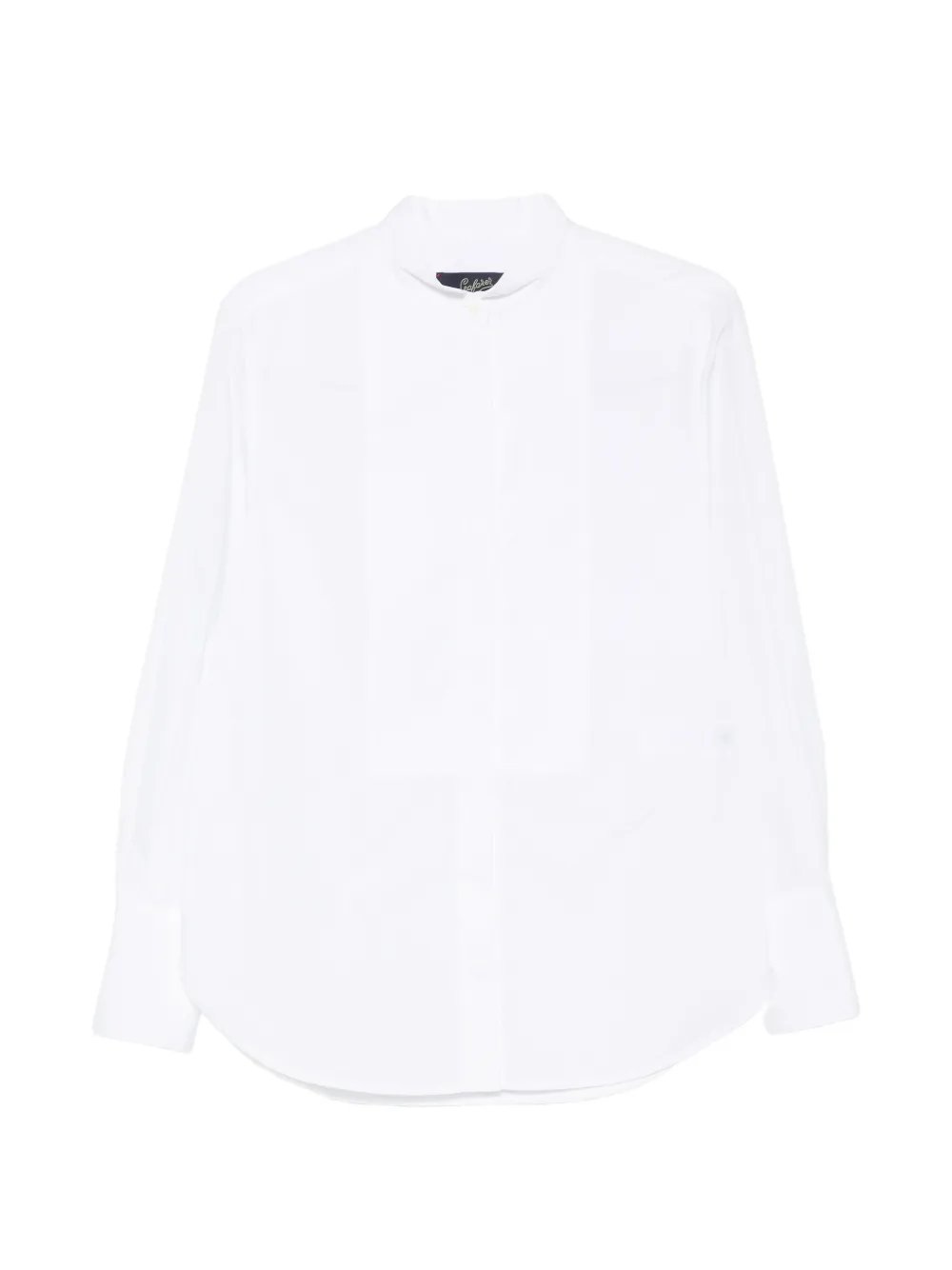 Seafarer bib-front band-collar shirt