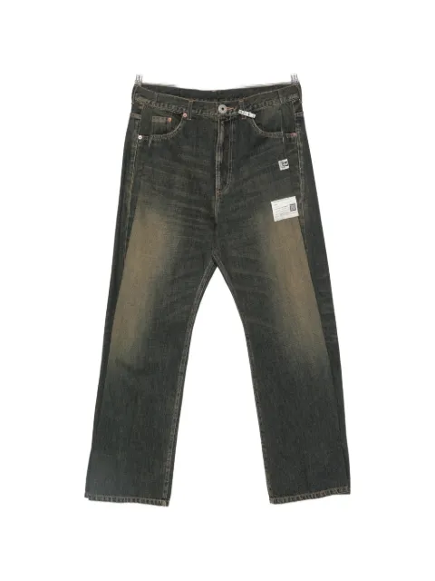 Maison MIHARA YASUHIRO logo-patch buttoned jeans