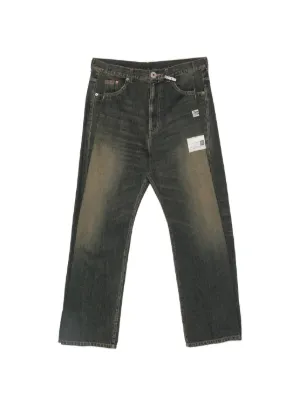 Maison MIHARA YASUHIRO crystal-embellished Jeans | Blue | FARFETCH