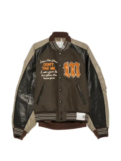 Maison MIHARA YASUHIRO embroidered panelled jacket