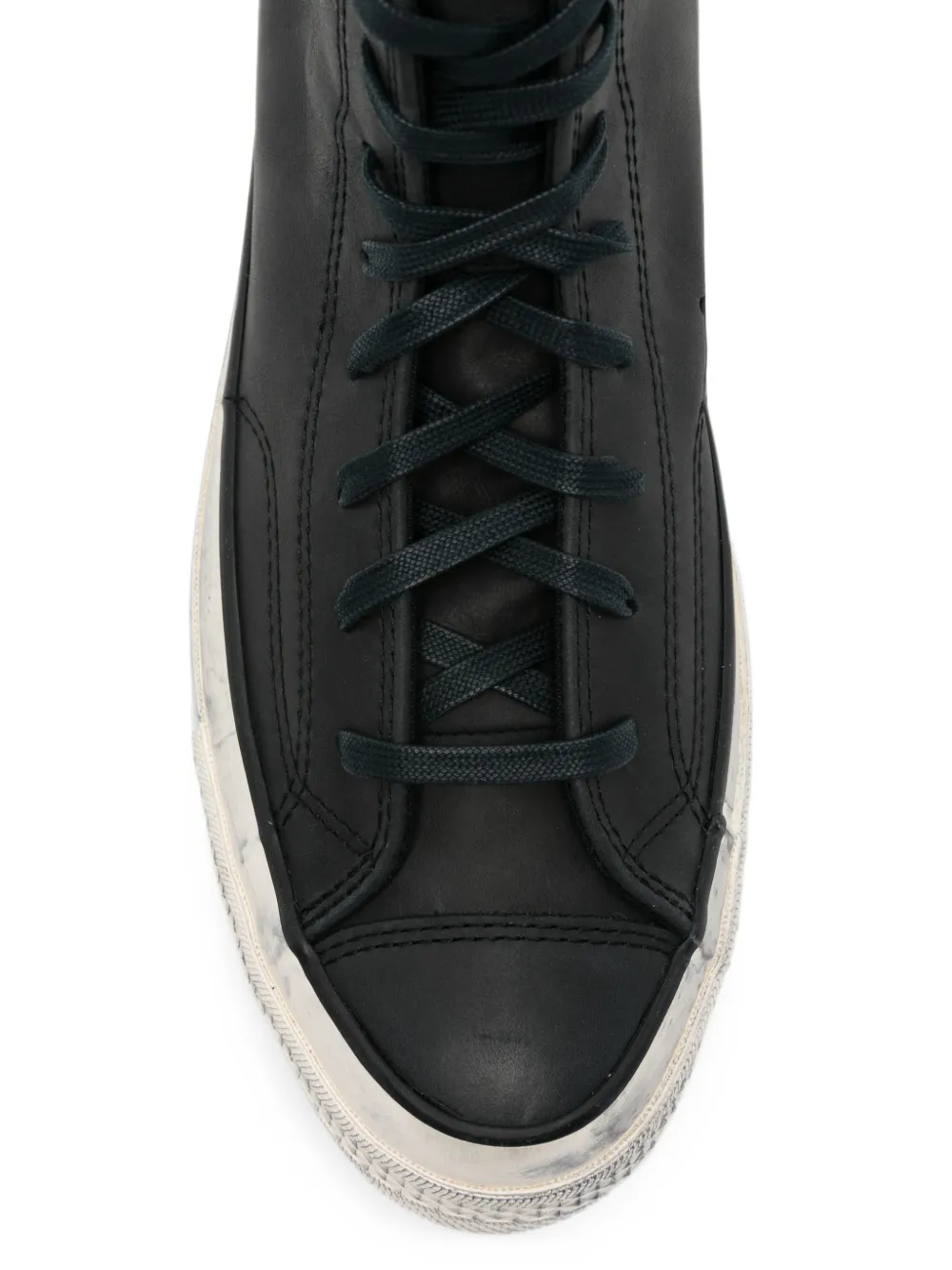 Converse Chuck Taylor leather high-top sneakers Zwart