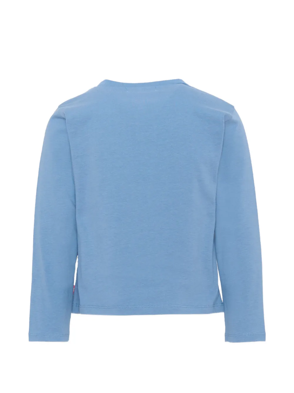 Billieblush unicorn-print long-sleeve T-shirt Blauw