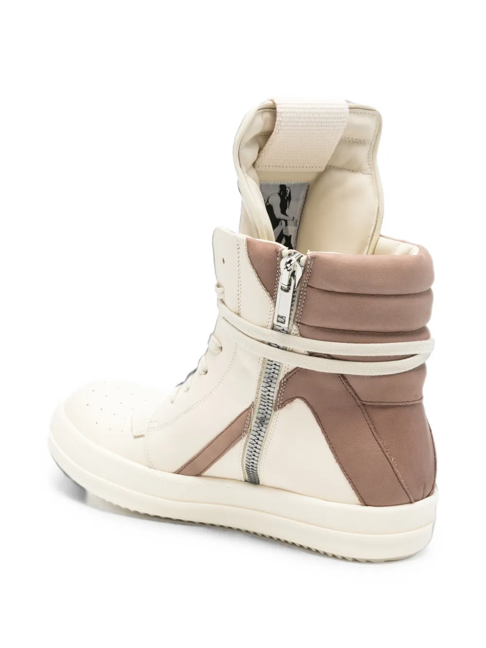Rick Owens Geobasket high-top sneakers Beige