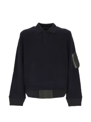 Sacai パネル スウェットシャツ | ブルー | FARFETCH JP