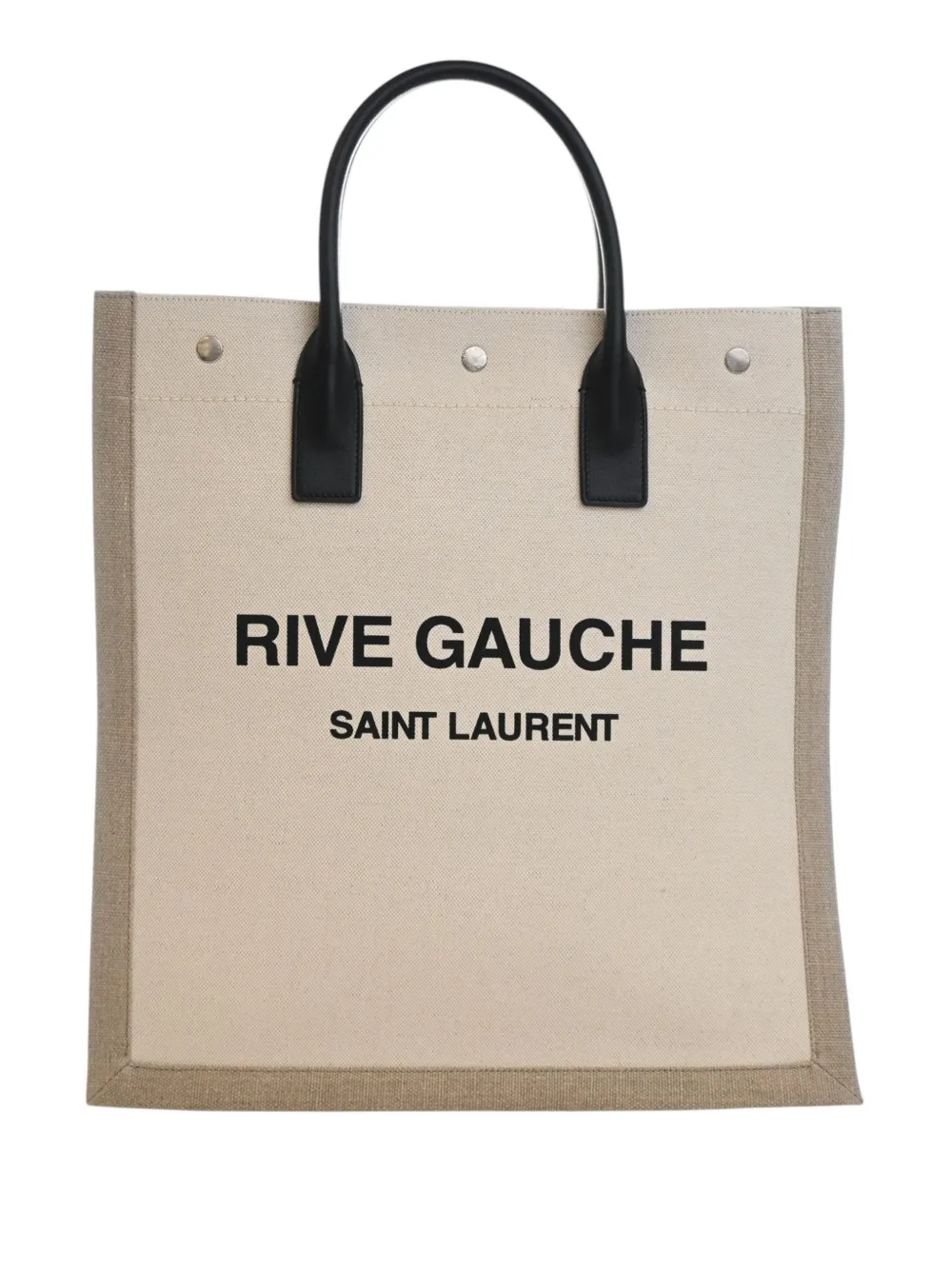 Saint Laurent Pre-Owned 2020-2026 Mixed Fibers Rive Gauche North South tote bag - Braun