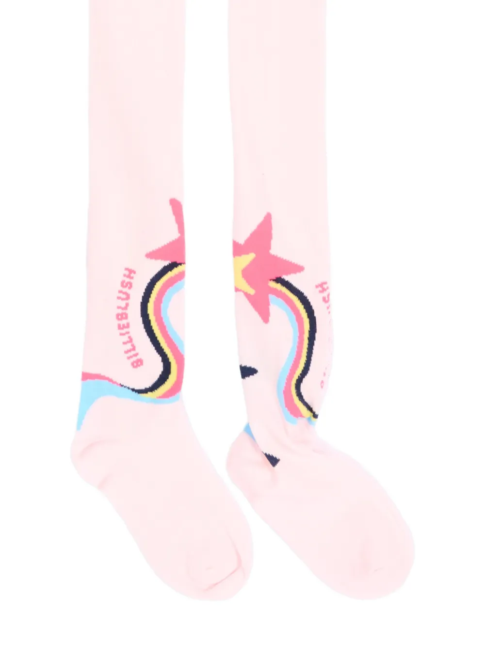 Billieblush Panty met regenboogdetail en sterrenprint Roze