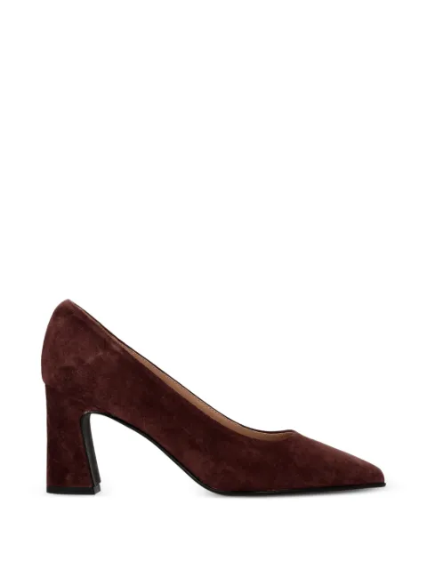 STATUS pointed-toe block-heel pumps