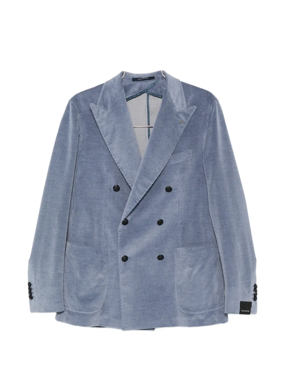 Tagliatore Giacca double-breasted corduroy jacket - Blu