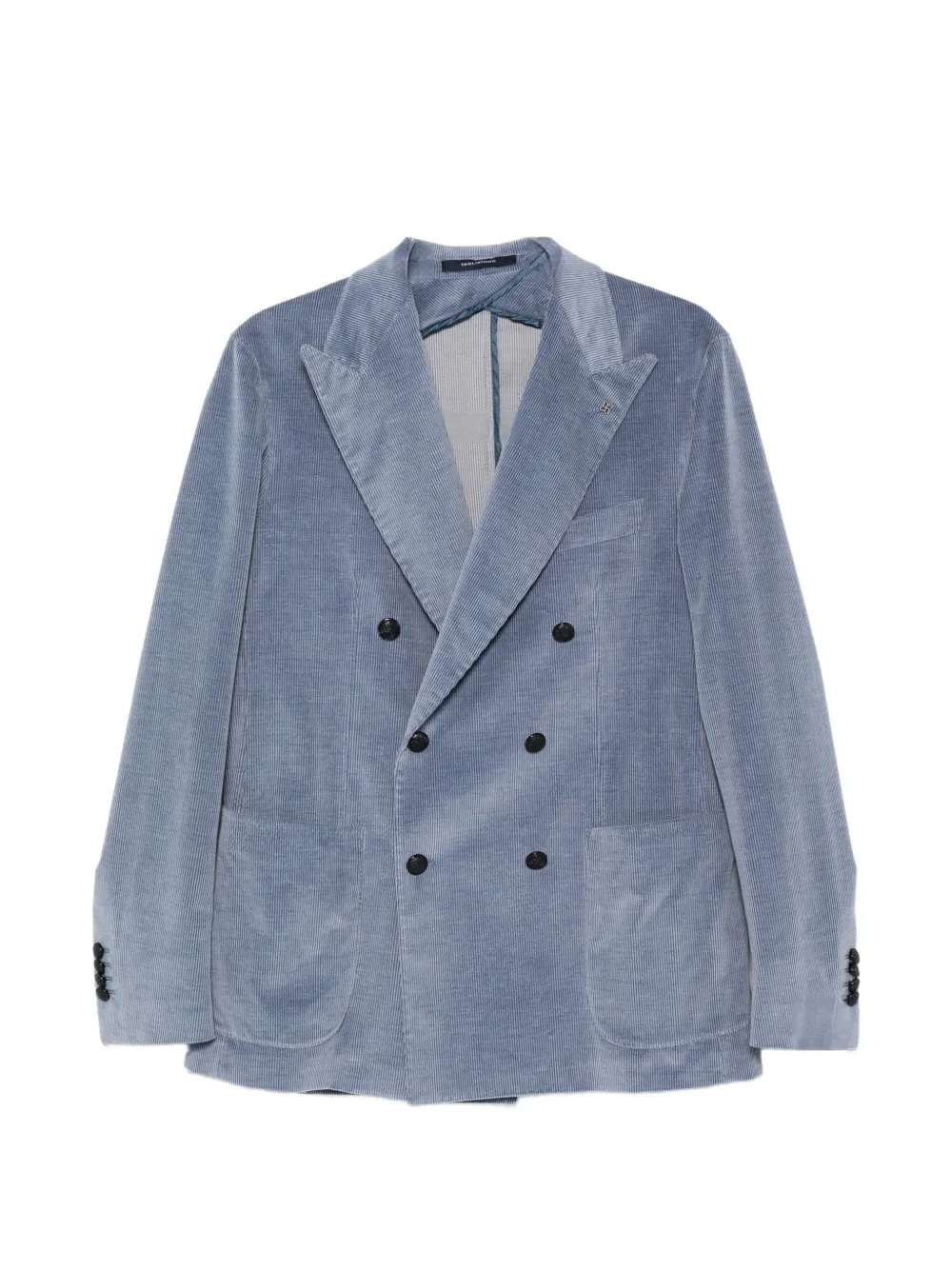 Tagliatore Giacca double-breasted corduroy jacket - Blu