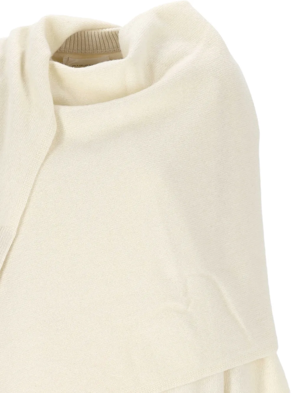 ARMARIUM Trui met gedrapeerd detail Beige