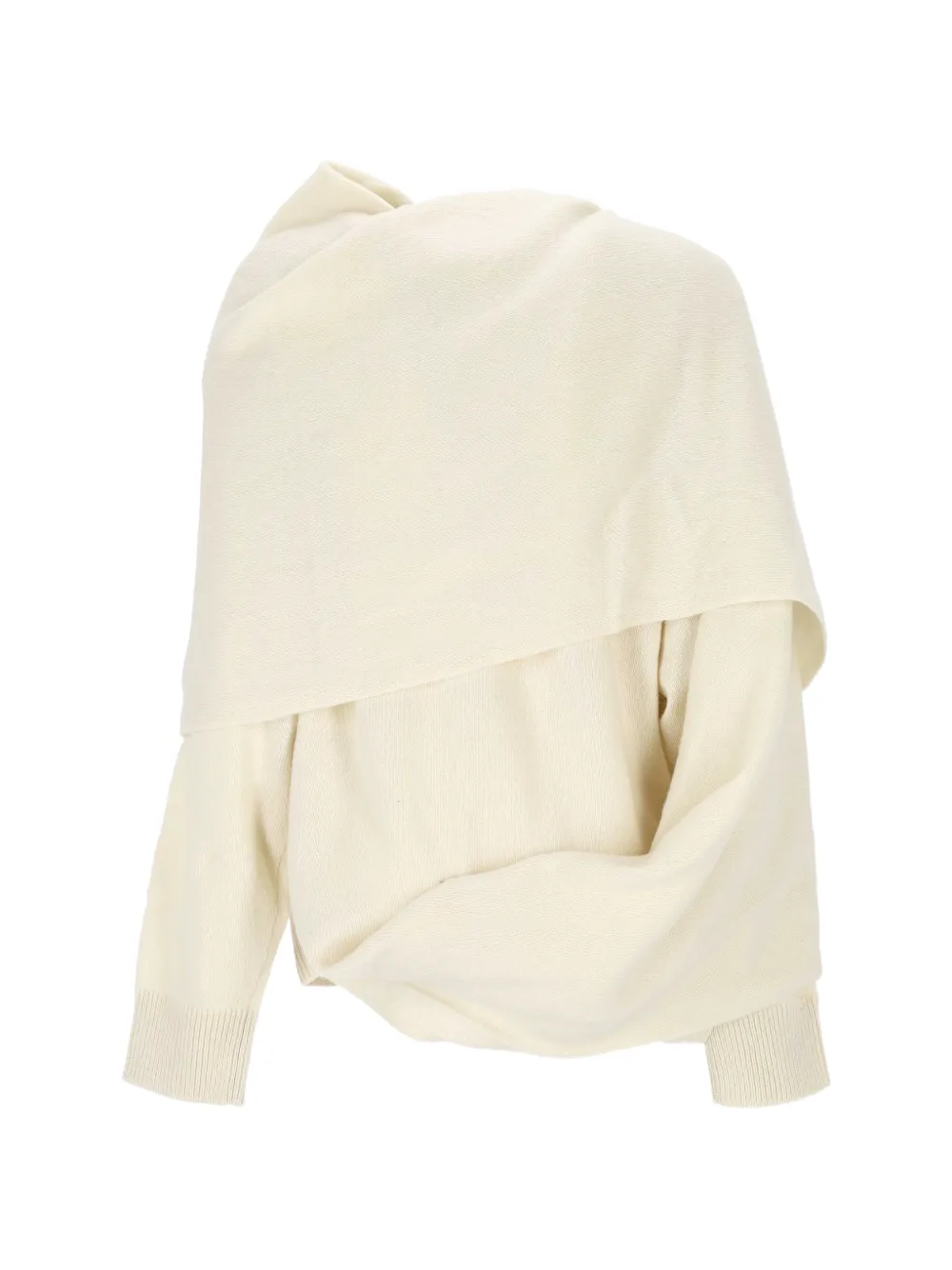ARMARIUM Trui met gedrapeerd detail Beige