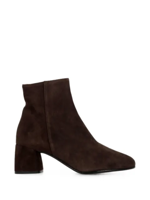 STATUS side-zip block-heel boots