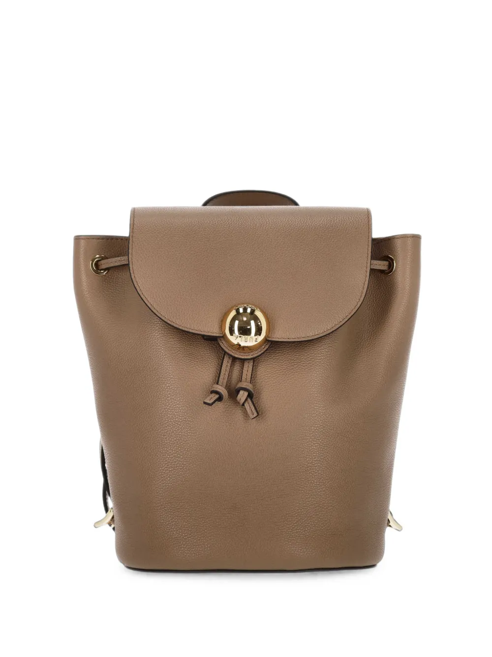 Furla leather backpack - Marrone
