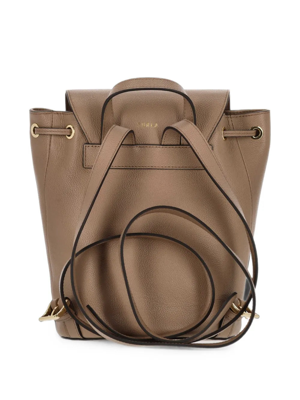 Furla Leren rugtas Bruin