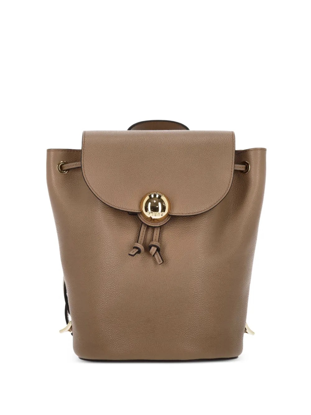 Furla leather backpack - Marrone