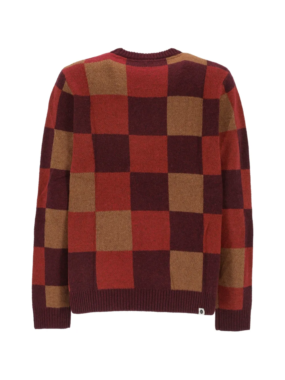 ANERKJENDT Geruite trui Rood