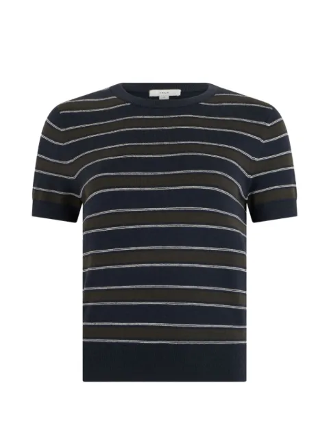 Vince playera manga corta con rayas estampadas