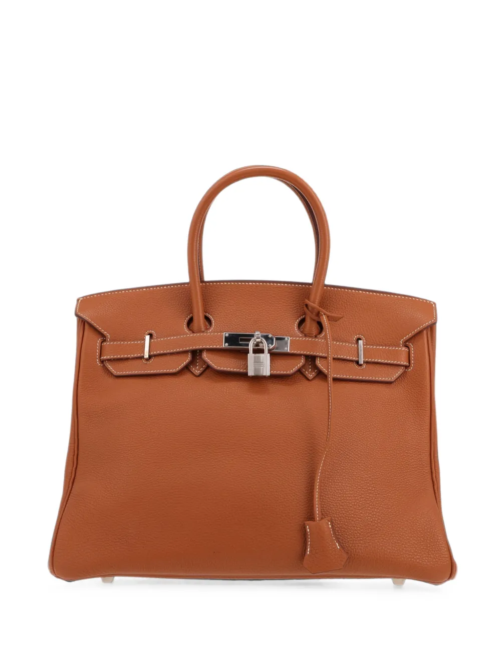 Hermès Pre-Owned 2005 35 Birkin Togo leather tote bag - Marrone