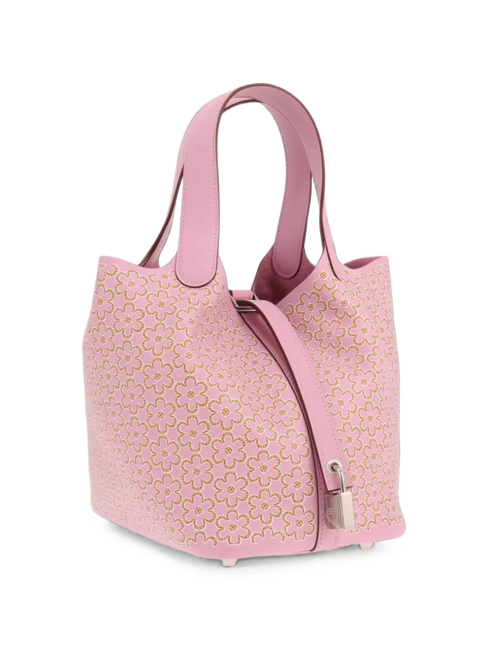 Hermès Pre-Owned Picotin Lucky Daisy bucket bag - Rosa