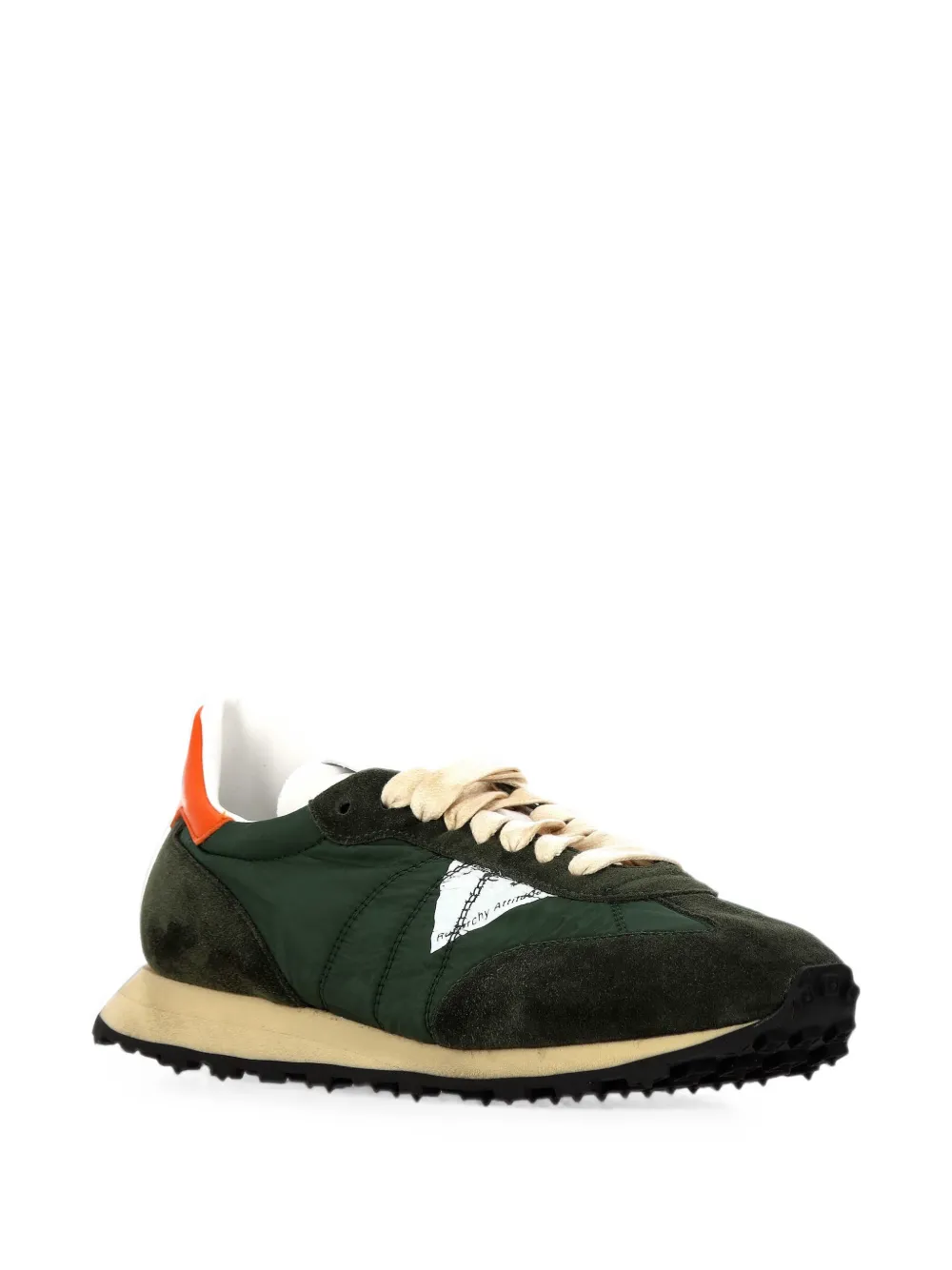 RUN OF Audax panelled sneakers Groen