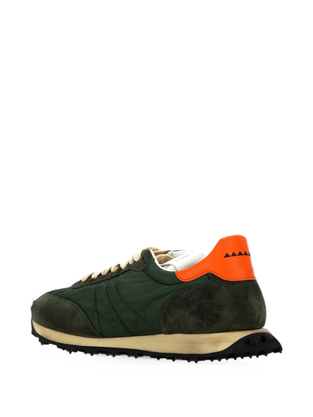 RUN OF Audax panelled sneakers Groen
