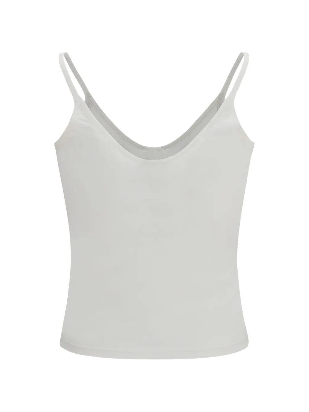 TOM FORD Zijden geribbelde tanktop Wit