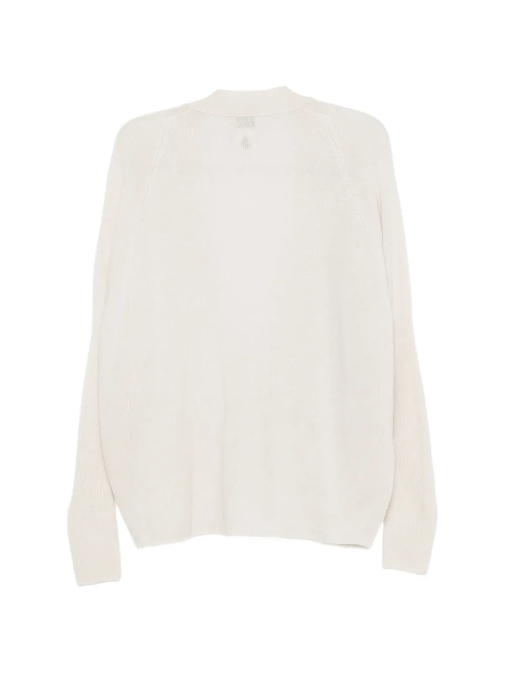 Alysi Vest met knoopsluiting en raglan mouwen Beige